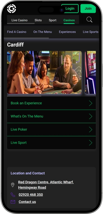 Grosvenor Casino Cardiff App
